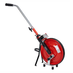 Målehjulfor måling av jernbaneskinner med koffert